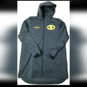 Nike Size XL Men Lebron James Christ The King Dark Grey Long Jacket AJ2529-060